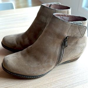 Dansko suede ankle bootie
